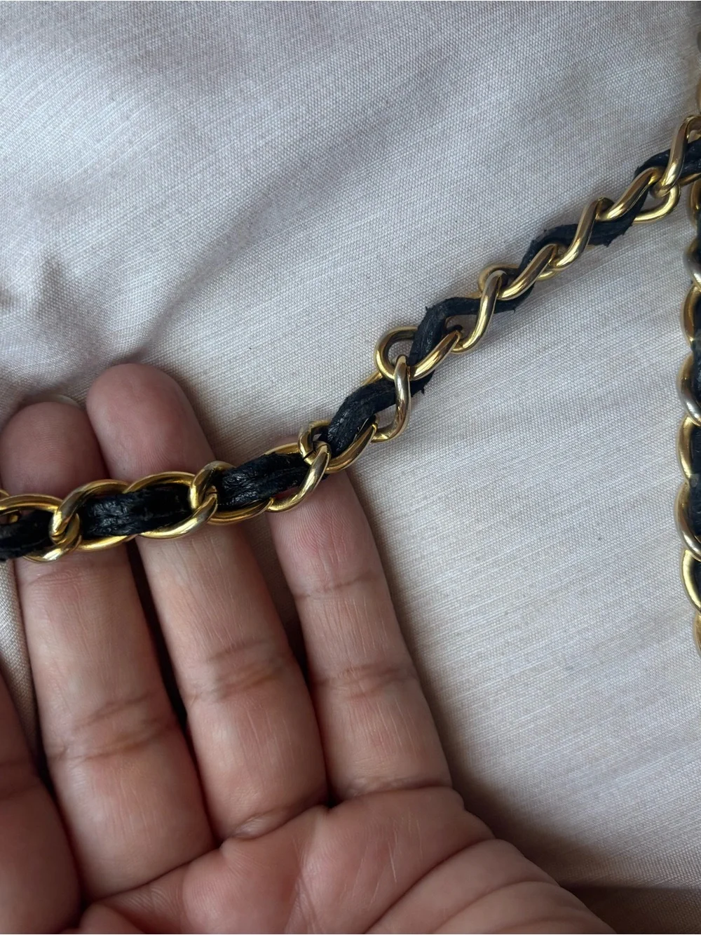CHANEL black quilted